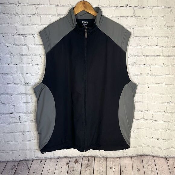 Ping Performance Dynamics Collection Vest XL Golf Black/Gray - Picture 1 of 8